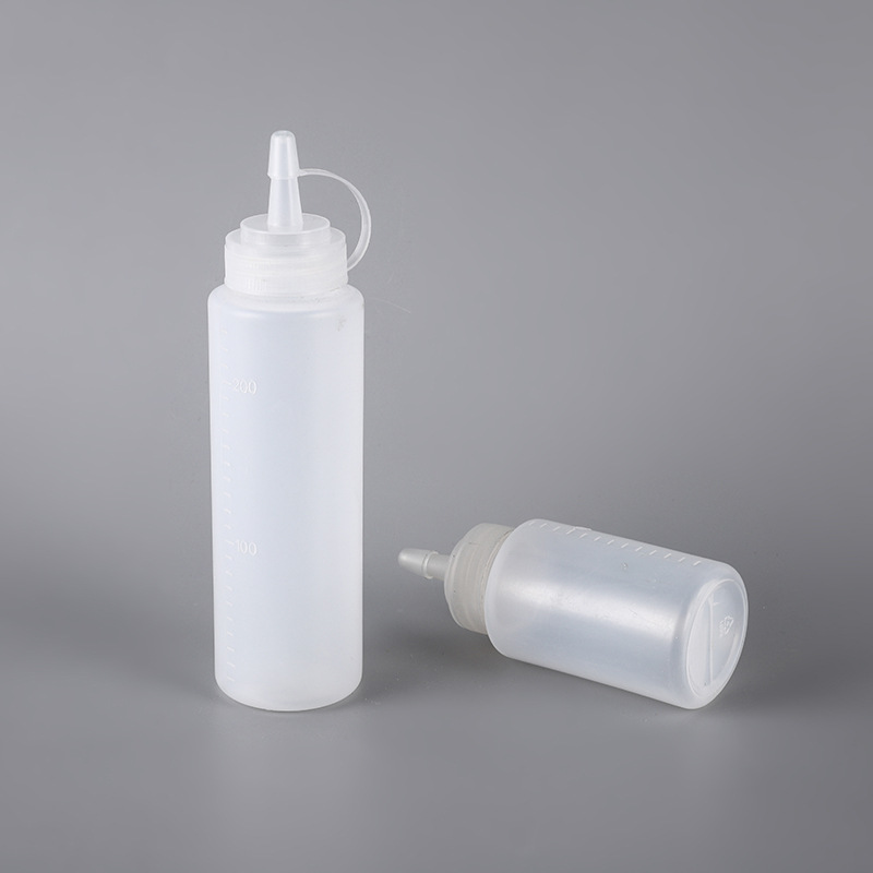 8oz 16oz 500ml Food Grade Hot Fill LDPE chilli sauce squeeze bottle with cap BBQ seasoning pepper Oil Ketchup Dispenser Bottle