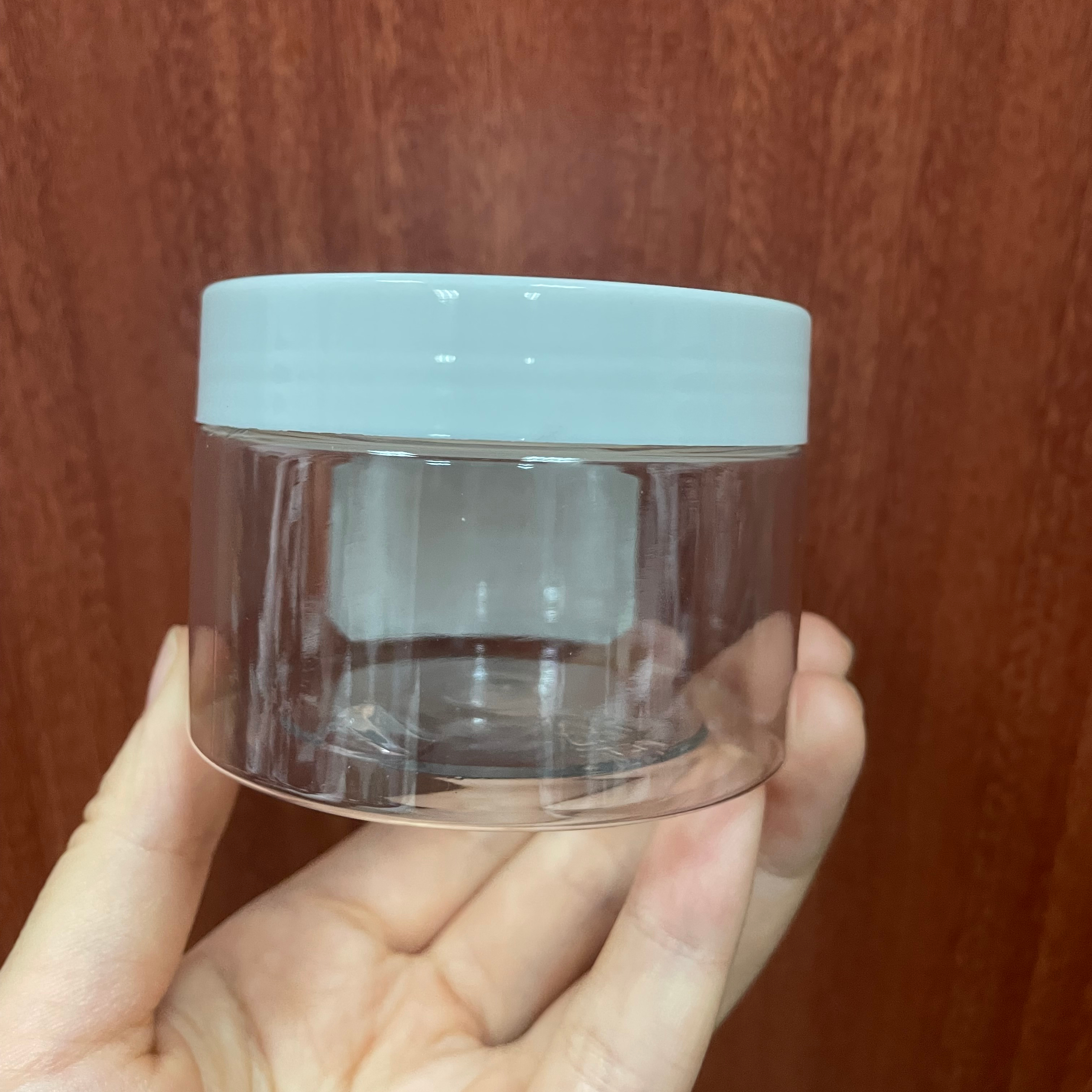 Custom PET Plastic face moisturizer sugar scrub jar skincare Serum face Cream Lotion bottle 15g 4oz 30ml 120ml jars container