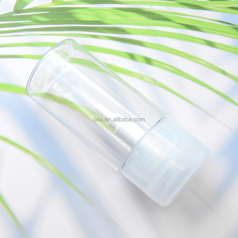 Wholesale matt frosted 220 ml 500ml press bottle for makeup remover oil moisturizing BPA free