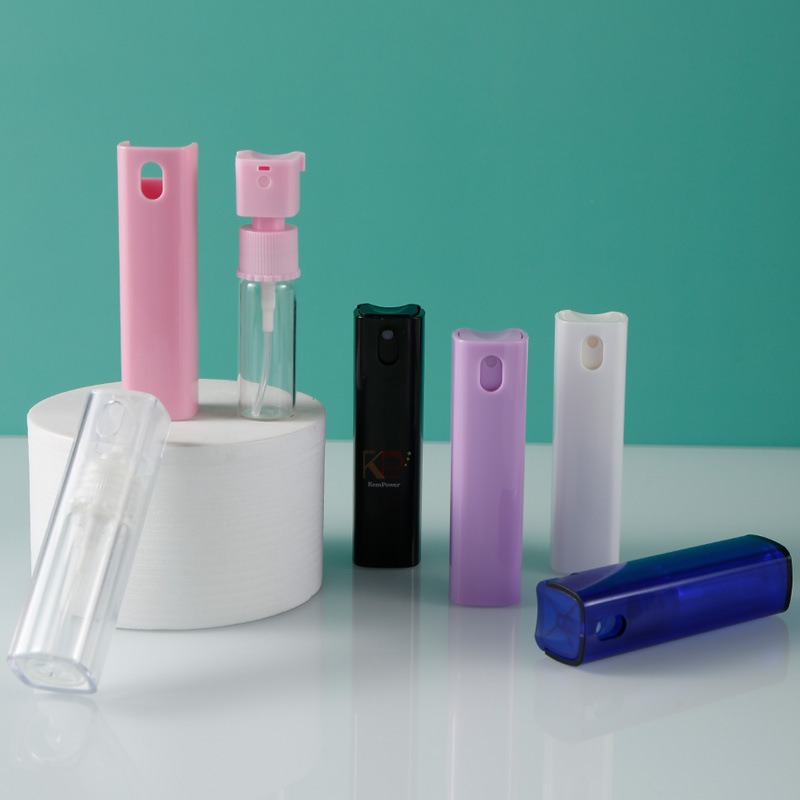 Small Refillable Pocket Perfume Spray 5ml 10ml Mini Travel Square Body Spray Perfume Bottles Dispenser for Mosquito Repellent
