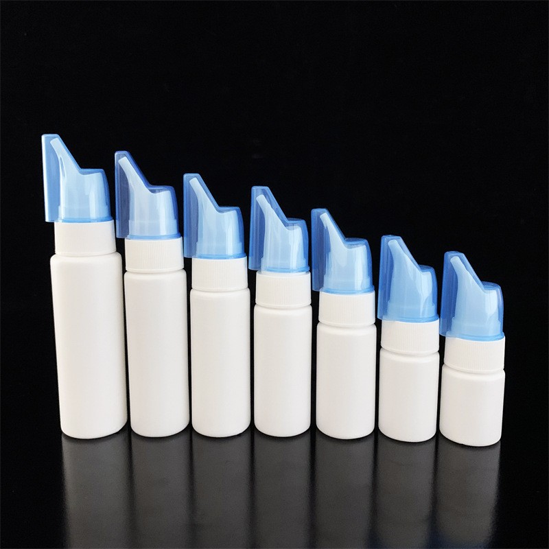 30ml 50ml Nasal Throat Mist Spray Plastic Bottle Empty Liquid Spray Bottle Customized Long Nozzle PET Bottle Spray