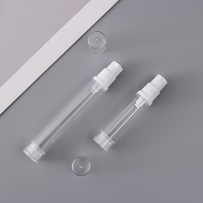 Refillable 5ml 10ml 15ml Airless Bottle Fine Mist Spray Bottle Lotion Pump Bottle Frosted Cosmetics Makeup Dispenser Travel Size