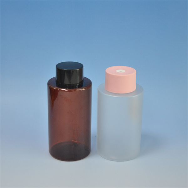Free Sample Men Skin Care Cosmetic Facial Toner Bottle Empty Custom Transparent Green Lotion Pump Bottles