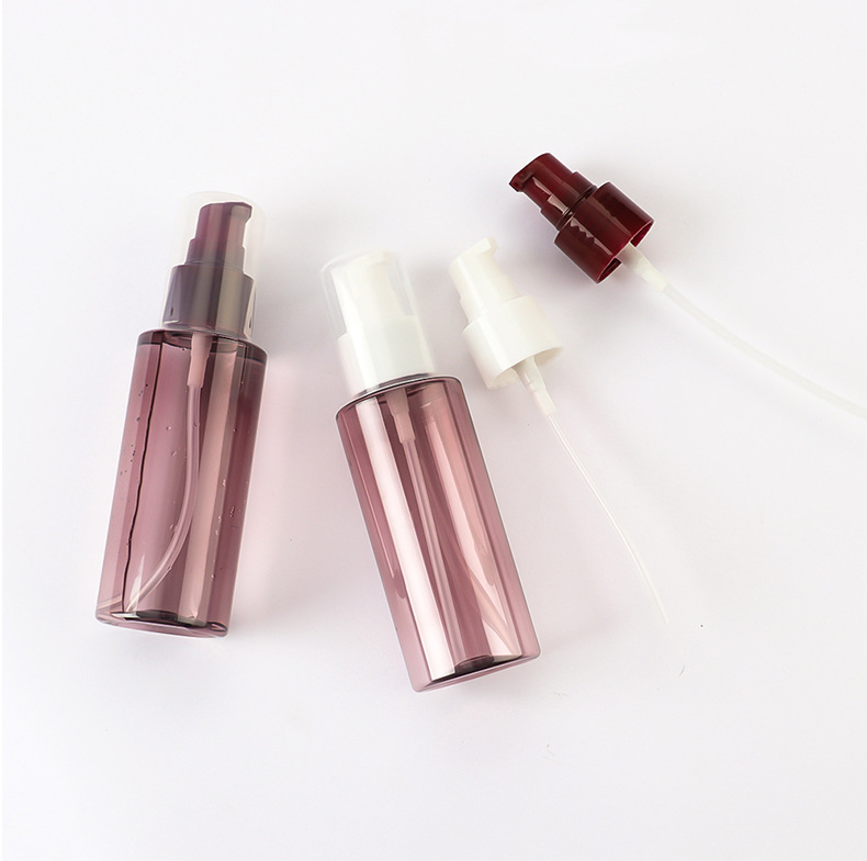 Cosmetic 100ml Fragrance Perfume Toner Essential Oil Mist Spray Bottle Plastic 120ml Skincare Serum Foundation Pump Press Bottle