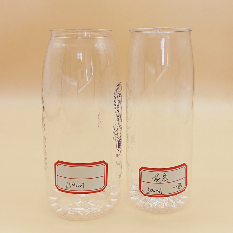 500ml 650ml 700ml 1000ml Plastic Soda Can Wholesale PET Cans for Drinks Coffee Juice Beverage with Seamer Machine