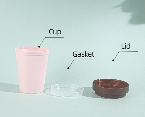Creative Hot 200ml 250ml pp plastic cup coffee cup Ice cream cup face masque jar cleanser mud slime gel lotion shampoo bottle