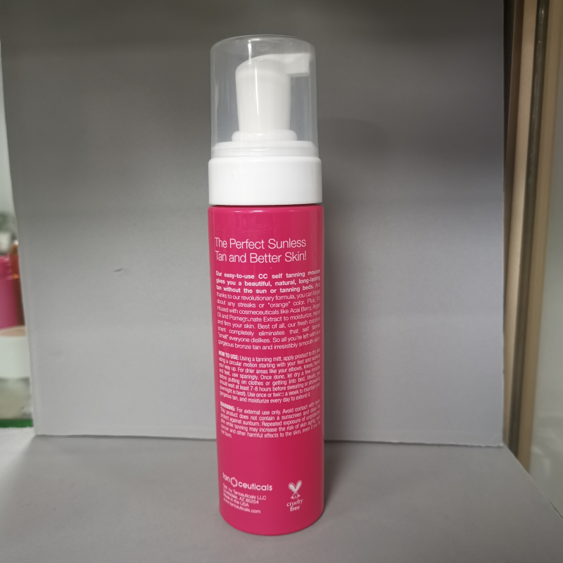 100ml 150ml 180ml 200ml 250ml 500ml Frosted Pink Gradient Mousse Bottles Foam Soap Pump Dispenser Cosmetic Packing Container