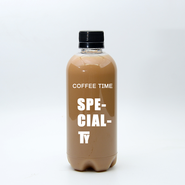 Wholesale 16oz 500ml Clear Empty PET Plastic Juice Bottles Food Grade Plastic Beverage Bottles with Cap