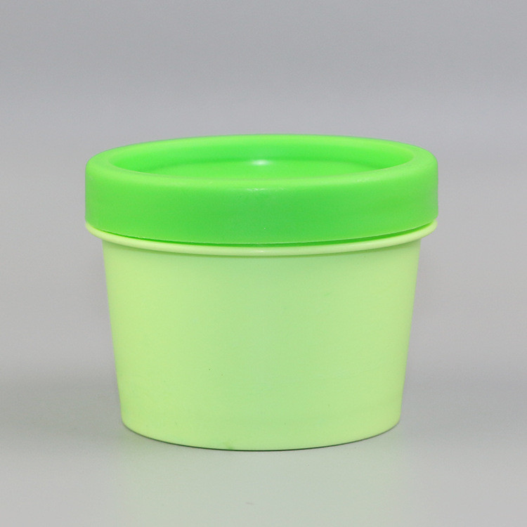 Colorful Lush Jar Ice Cream Pot PP plastic cream jar cosmetic containers 50g 100g