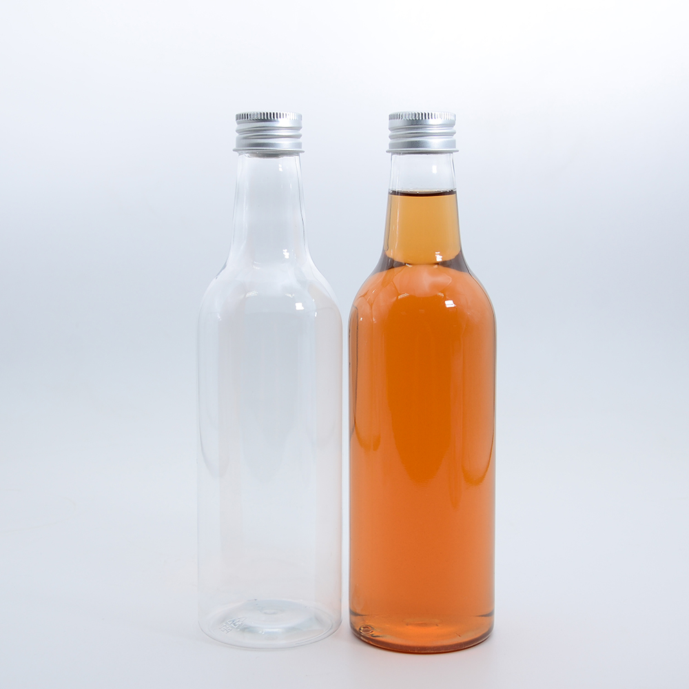 customized various capacity 500ml 1000ml 1500ml High quality PET plastic  empty Drinking packing beer bottle  with screw cap