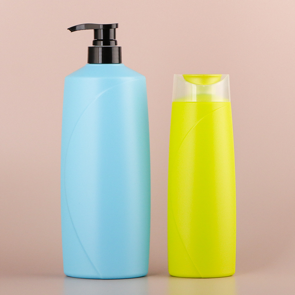 200ml-700ml  Empty Squeeze Lotion Bottle HDPE Plastic shower gel plastic bottle With Flip Top Cap