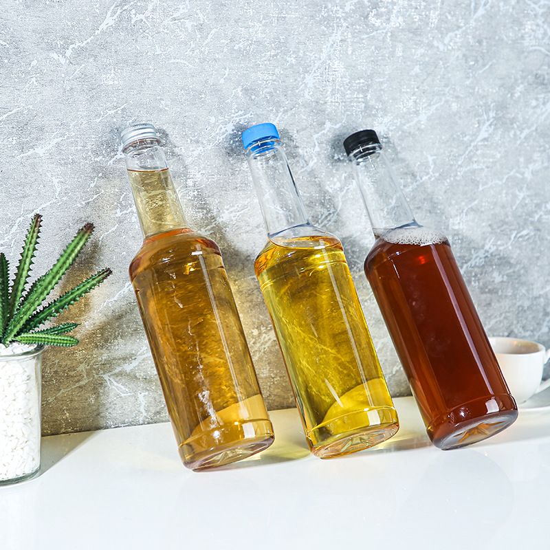 Vodka whisky 750ml empty liquor bottles sale pet water bottle 750ml drinking juice plastic 25oz wine bottles