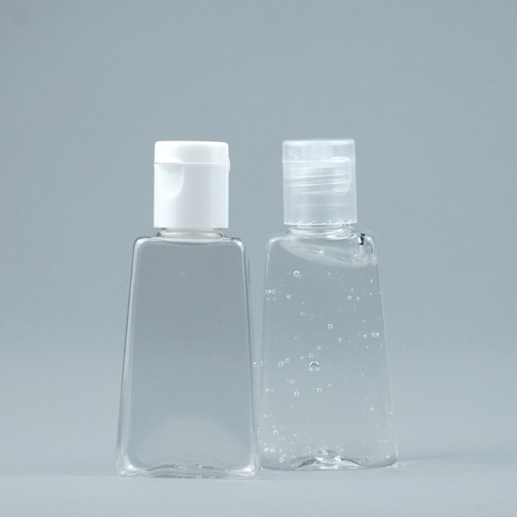 Wholesale Hand Sanitizer Bottle 30ml 50ml Pocket Perfume Container Squeeze Hand Sanitizer Bottles Customized Logo with flip ca