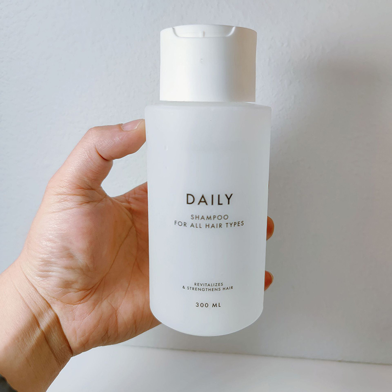 Matte Soft Touch PE PCR Degrade 120ml 200ml 300ml Double Wall Rotate Lid Semi Clear Plastic Shampoo Shower Gel Squeeze Bottle