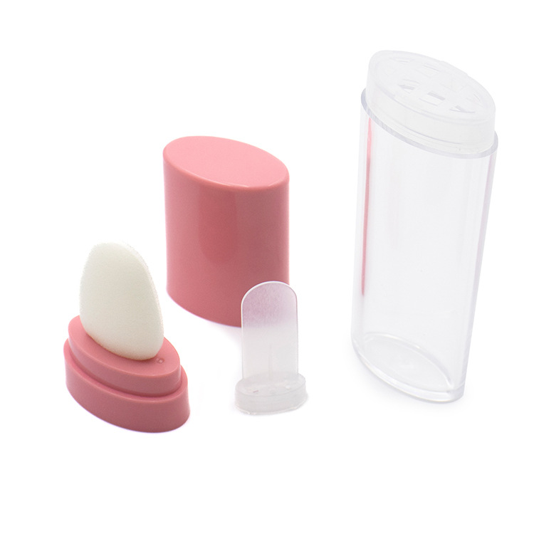 New 9g Body Glitter Shaker Bottle Empty Eye shadow Blush Loose Powder Pearl Shine Highlighter Powder Pat Bottle With Brush Head