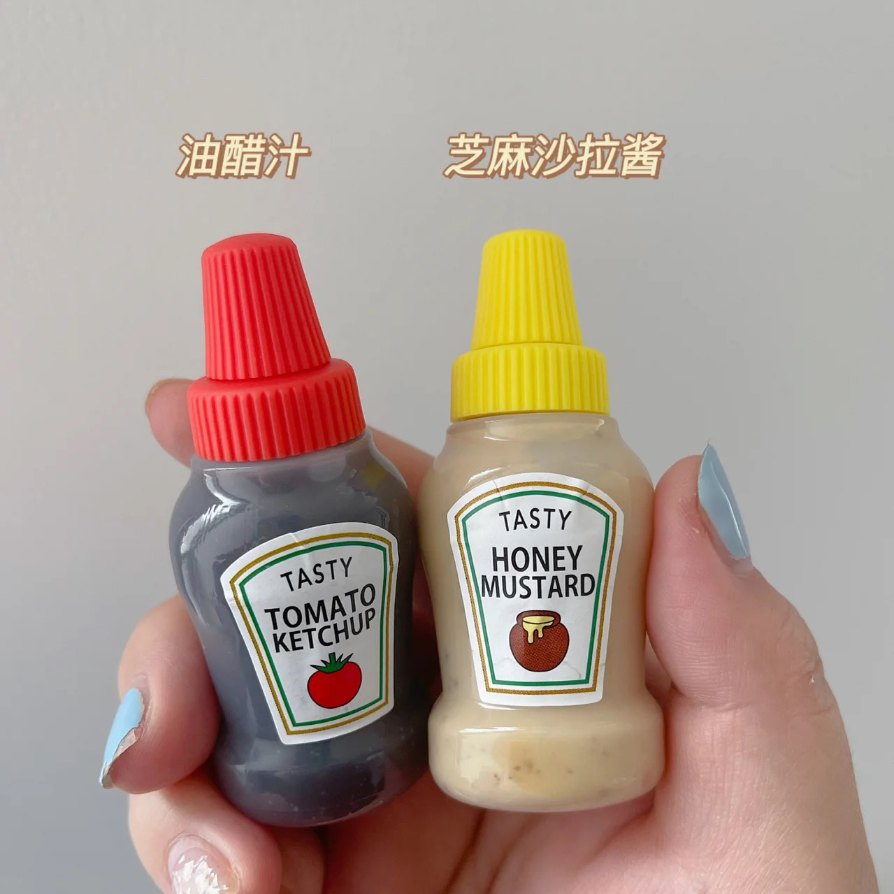 10ml 15ml 30ml Mini Size Food Grade PP Ketchup bottle Plastic Sauce Bottle Squeeze Container Sauce Vinegar Bottle Squeeze Jar