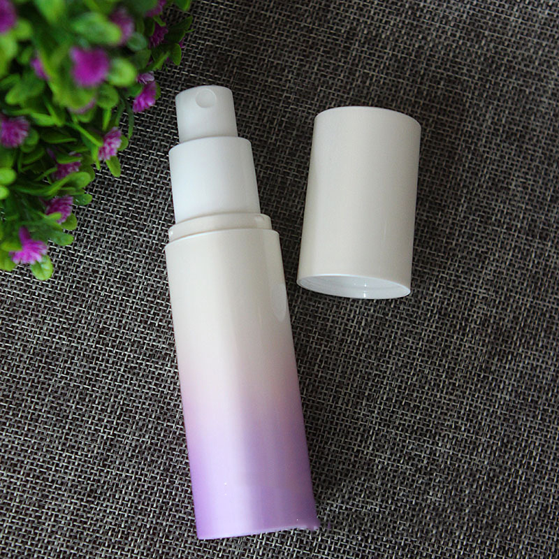 50ml 100ml 150ml Lotion Bottle Gradient Red Plastic Toner Bottles Cosmetic Spray Packaging Container Cleanser Pump Bottles