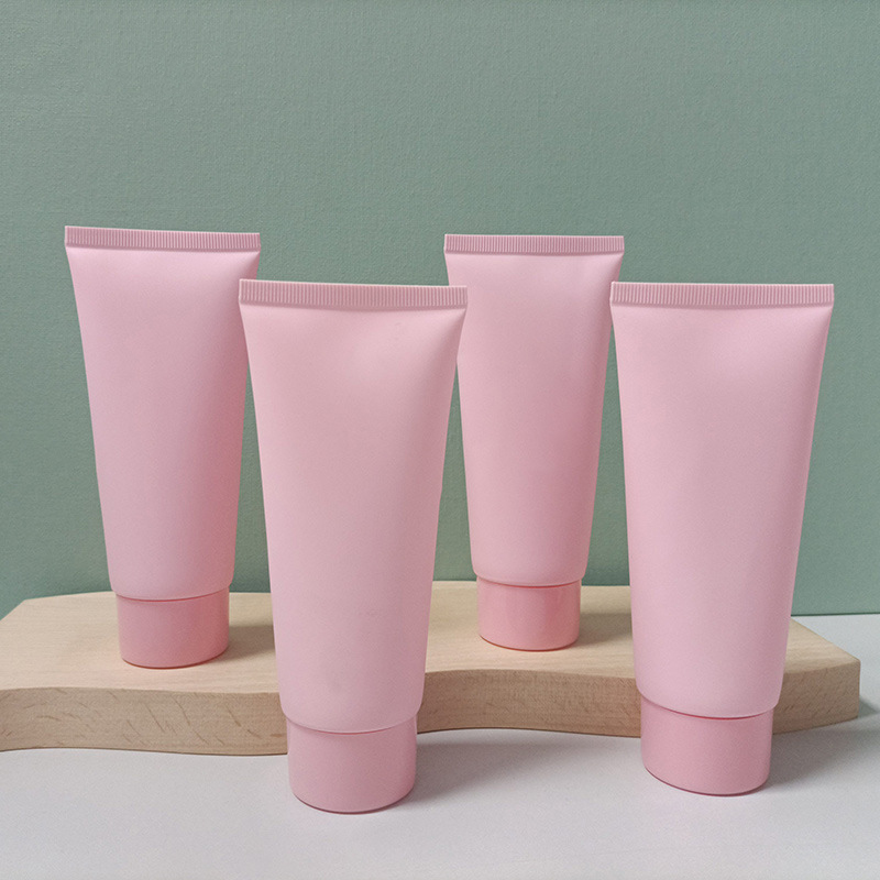 PE Cleanser Tube 30g 50g 120g 150g 200g Plastic Squeeze Soft Tube Suncream Cosmetic Packaging Cream Lip Tube Gold Screw Flip Lid