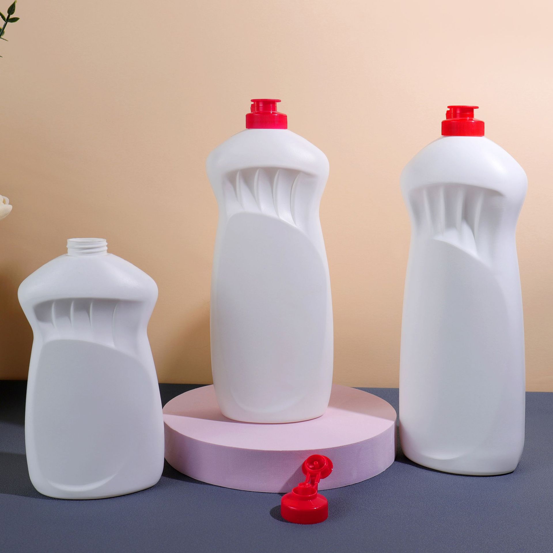 500ml 750ml 1000ml dishwashing liquid dish soap empty pet bottle with pull-out cap