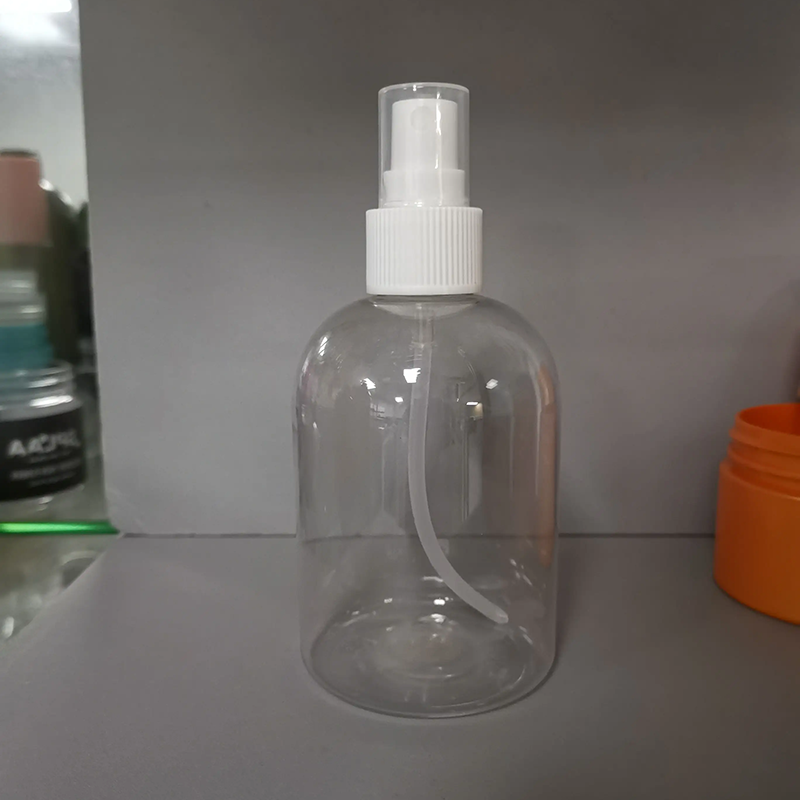 250ml Round Mist Spray Package Cleaner Trigger Bottle Cosmetic Sprayer Bottle 200ml 300ml 500ml Clear Gray Hair Care Bottles