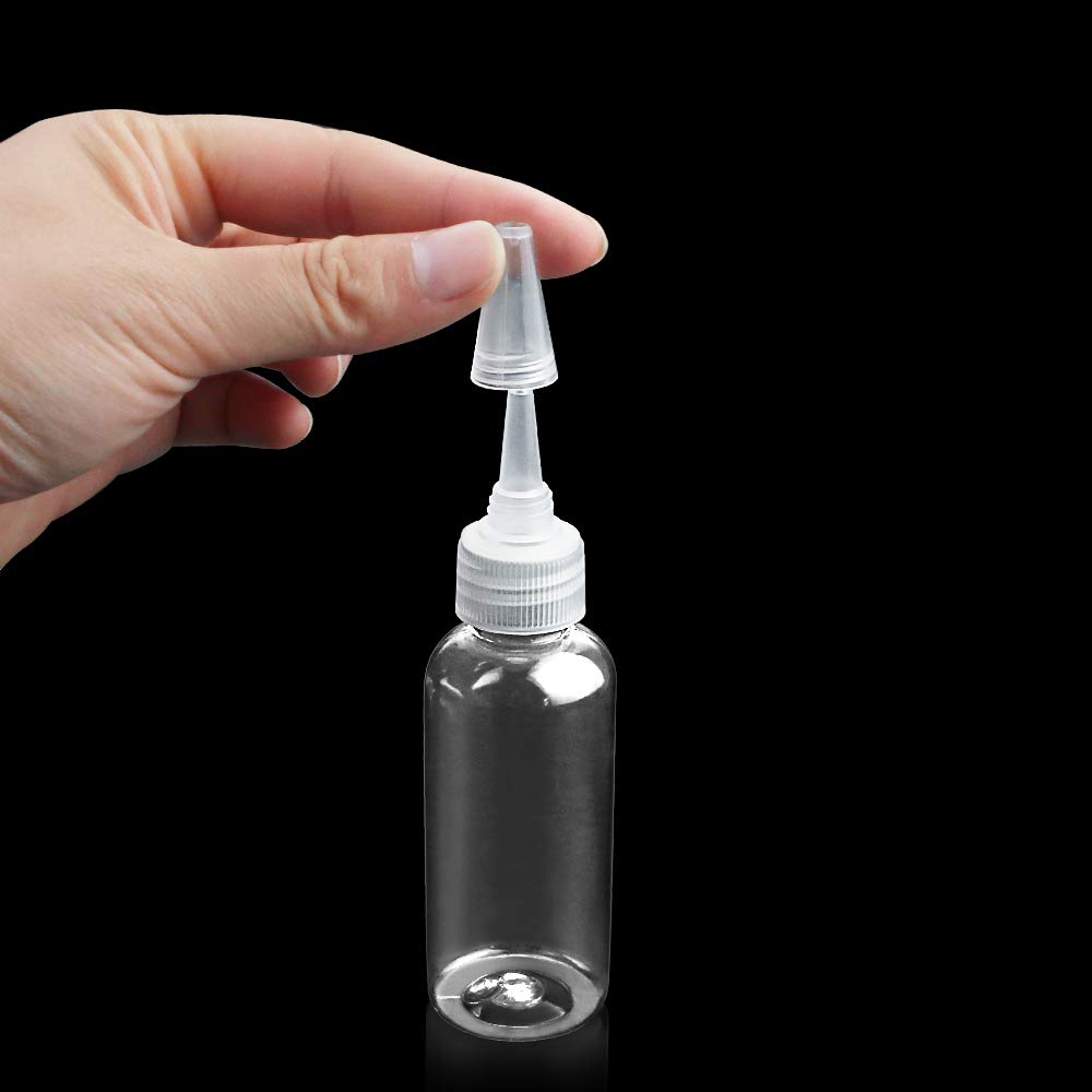 dropper bottle 10 15 30 ml Hair Essential Oil Hot Sauce Condiment Serum pigment Eye Dropper Bottle 0.5 1 2 oz with Caps