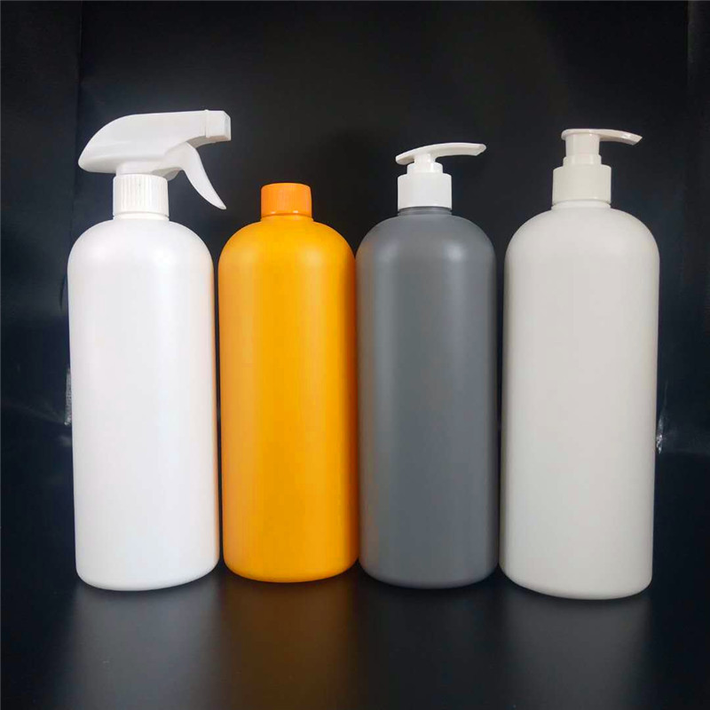 Body Wash Lotion Bottle 200ml 300ml 400ml 500ml 750ml Body Lotion Bottle PE PET Plastic Pump Shampoo Bottle for Hair Oil Cream
