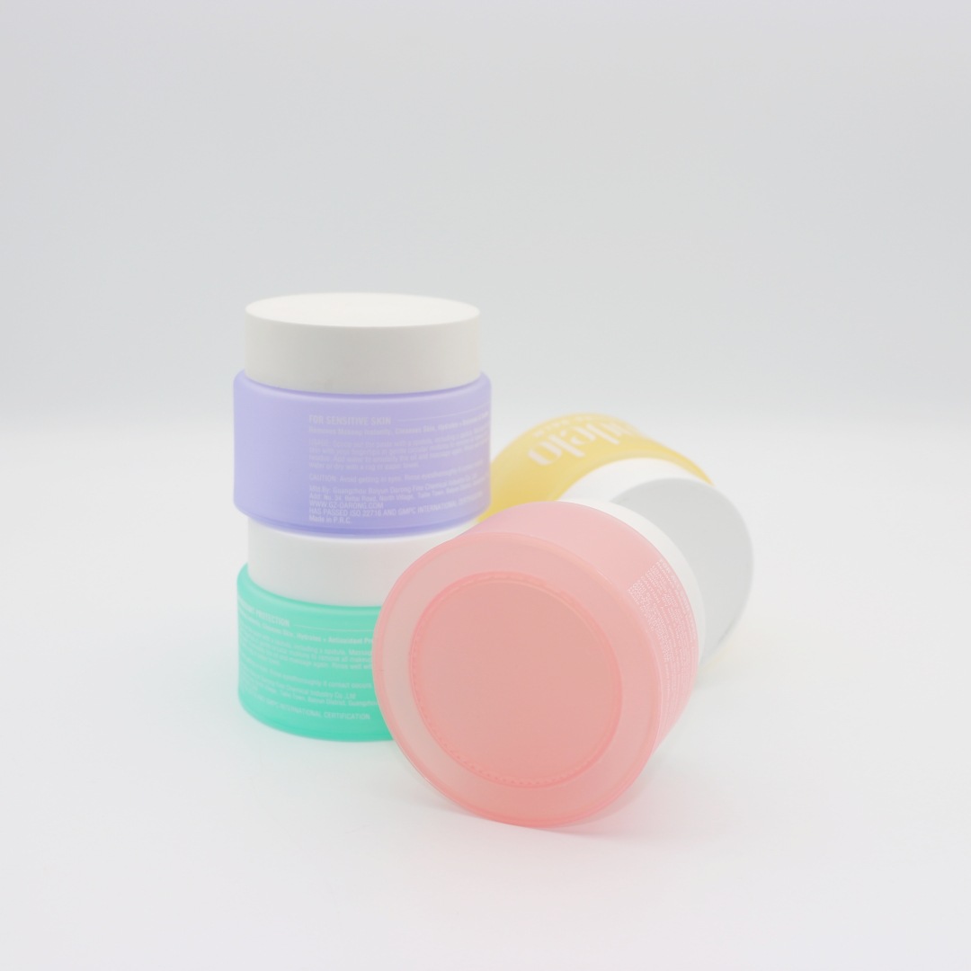 Custom Logo Printing Color 30g 50g 100g Face Cream jar PP Hair Mask Jar Cosmetics Bottle Moisturizing Lotion Bottle Scrub Jar