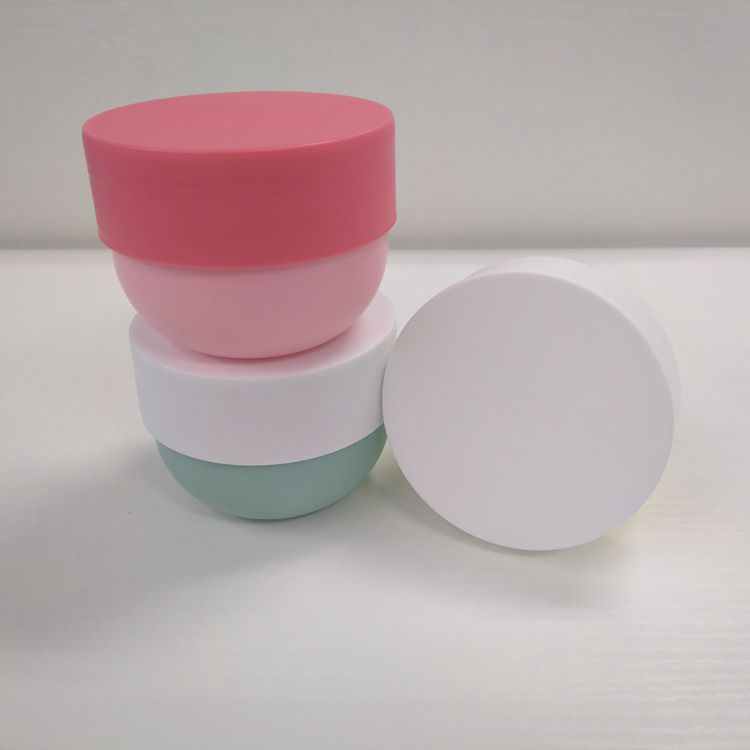 250g Cream Container Hair Butter Body Cream Packaging Jar Bowl shapeplastic PP facial Gel jar hair body scrub container