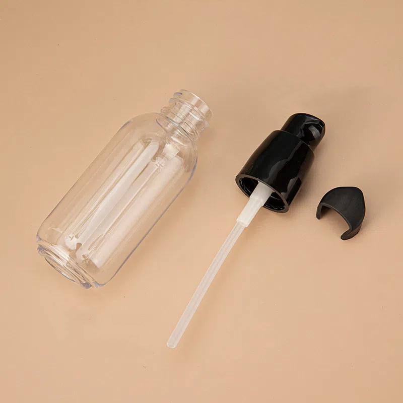 New Transparent Green Amber 50ml 80ml 100ml 150ml PET Plastic Lotion Serum Oil Foundation Primer Cream Essence Gel Pump Bottle