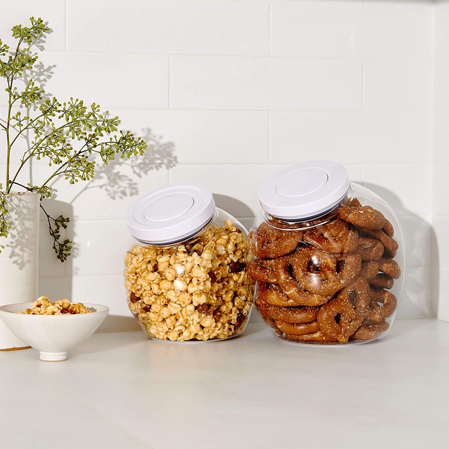 Food Coffee Sugar Storage Jar plastic spices snack bottle pumpkin shape can with colorful screw cover 300ml 400ml 500ml
