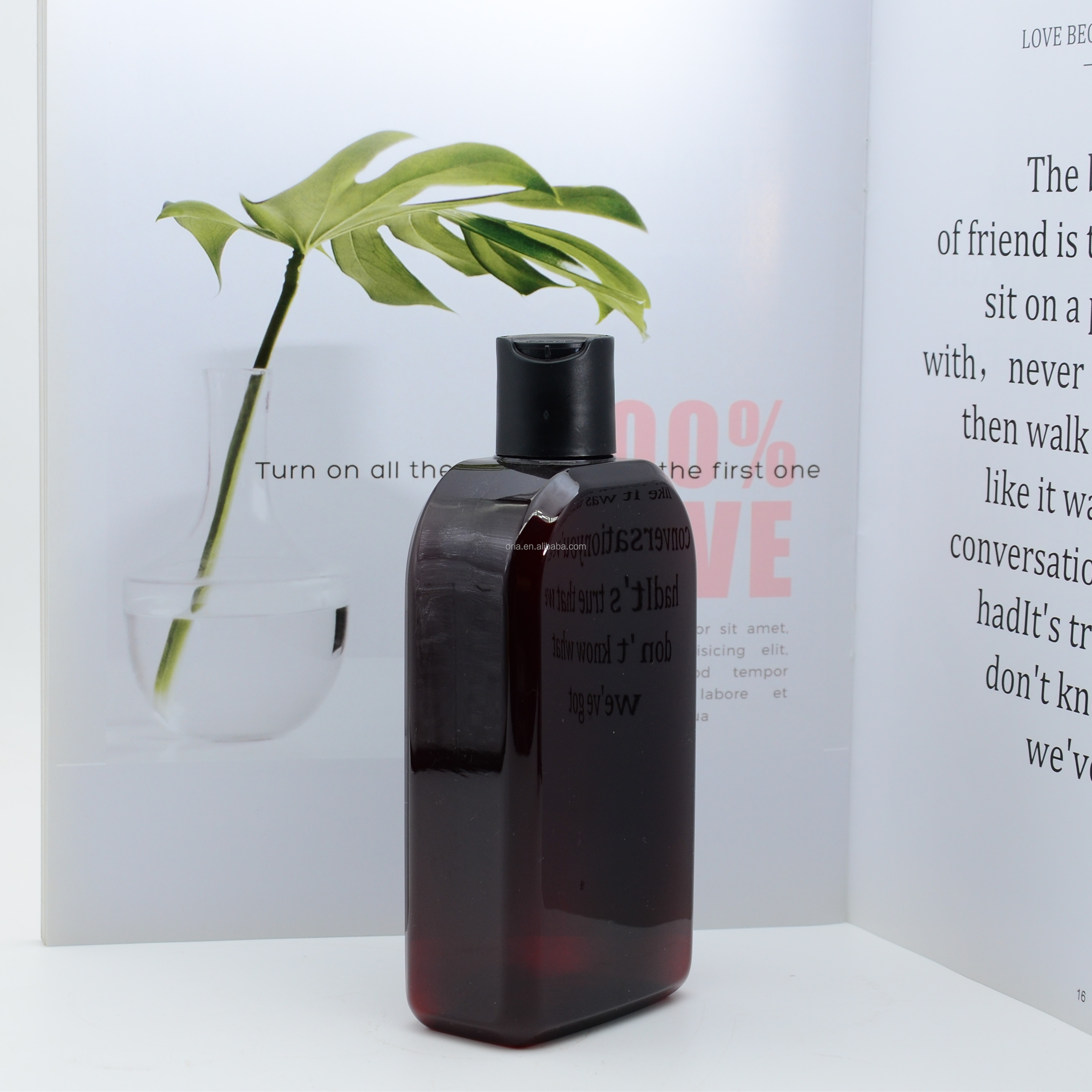 PET plastic bottle wholesale shower gel Beauty Shampoo toner bathroom products body skin care water