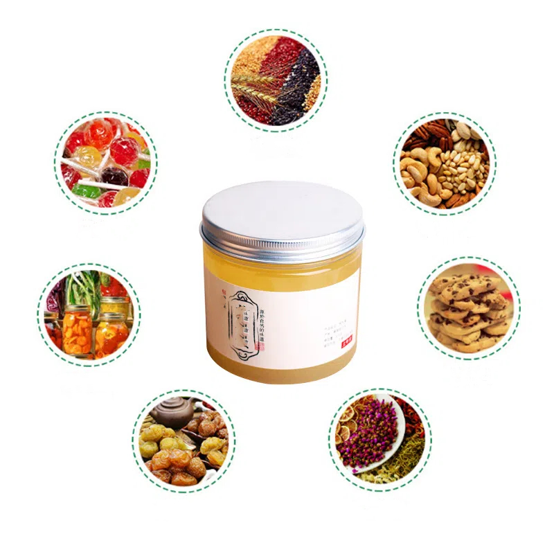 4oz 8oz 10oz 12oz 16oz 32oz Food Honey Packaging Jar candy biscuit snacks sausage cereal Plastic Jars With Aluminum Lids Label