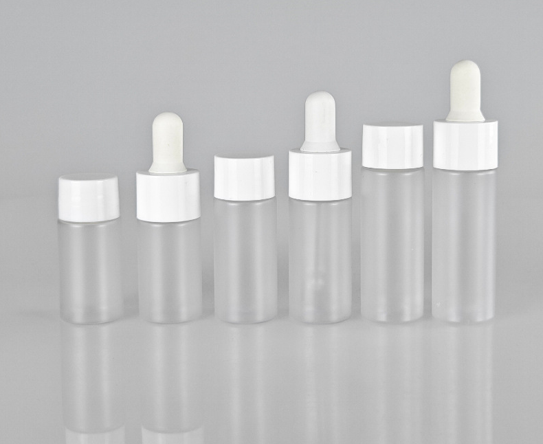 10ml 15ml 20ml Custom Essential Oil Frosted Bottle  Dropper Bottle For Serum Aroma Perfume Oil