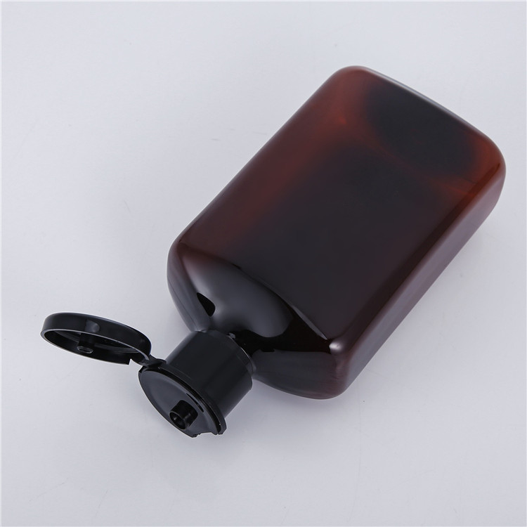 Custom 200ml Empty PET Clear Oval Plastic Shampoo Bottles With Squeeze Pump Caps Conditioner Cosmetic Packaging