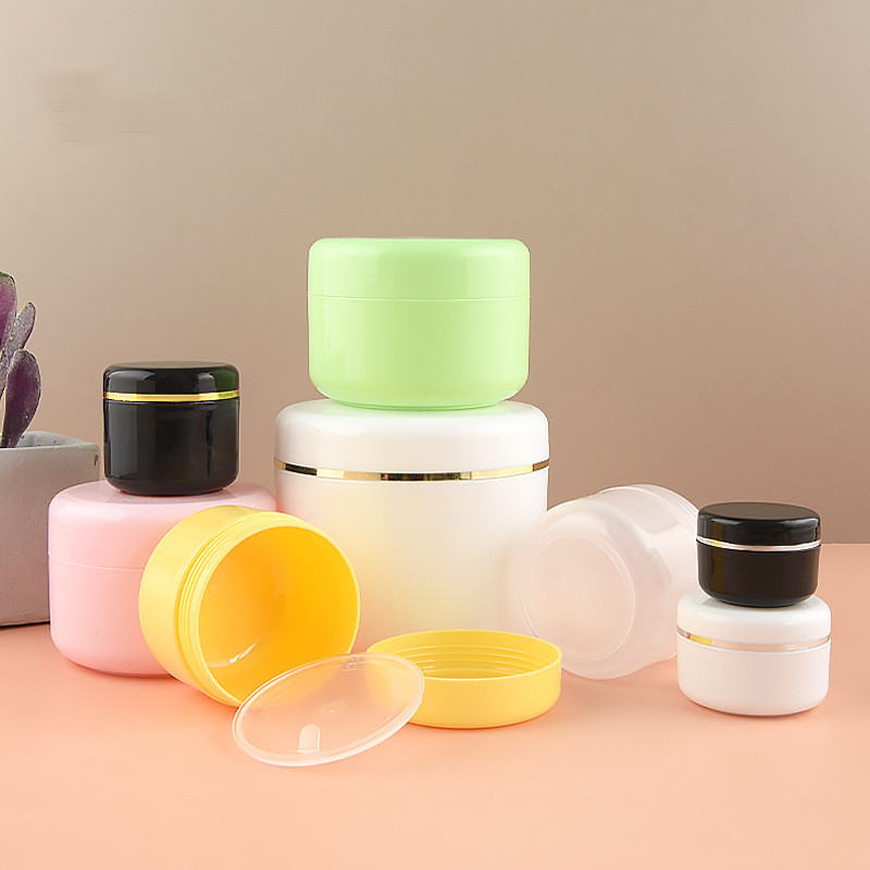 10g 20g 30g 50g 100g 200g 500g white cosmetic PP Jars With Lids for face cream body scrub eye serum Lotion Conditioner