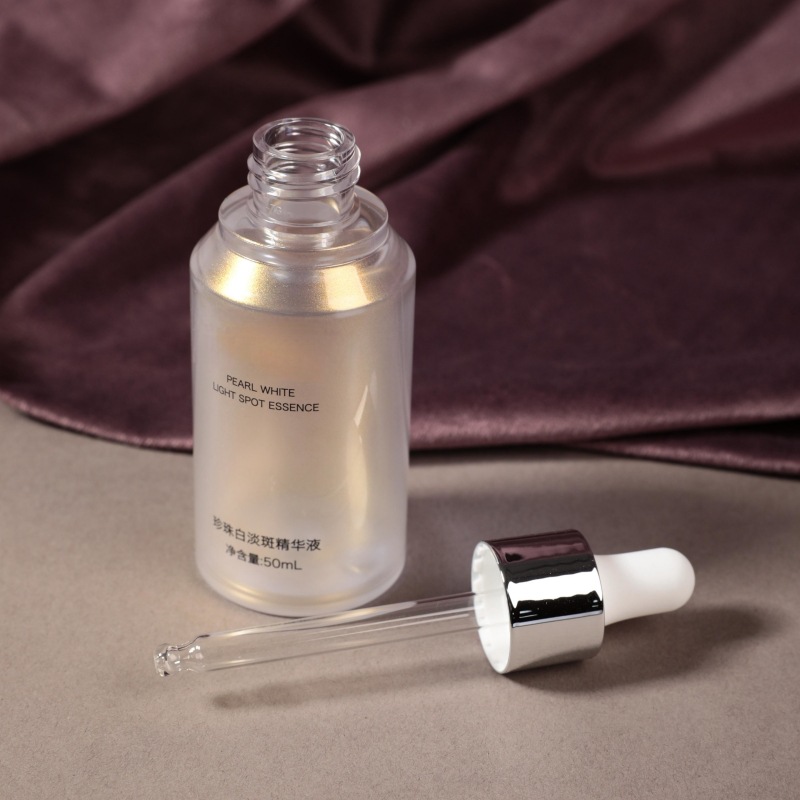 Customize Plastic Dropper Bottle Serum Bottle 30ml 50ml PETG Essential Oil Bottle Screen Printing Cosmetic Skincare Packaging