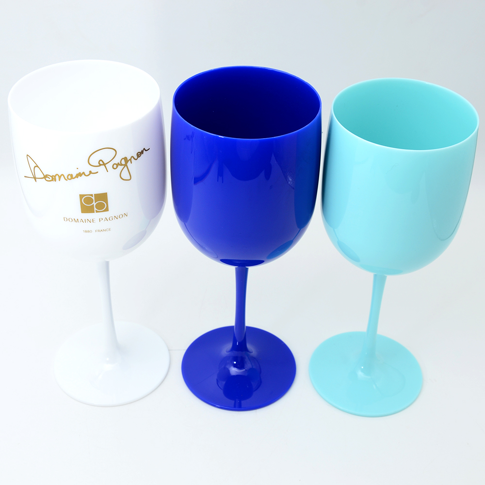150ml 500ml White Plastic Champagne Flute Crystal Champagne Glasses Disposable Cup PP/PC/AS/PS/ Acrylic Wine Glasses Custom Logo