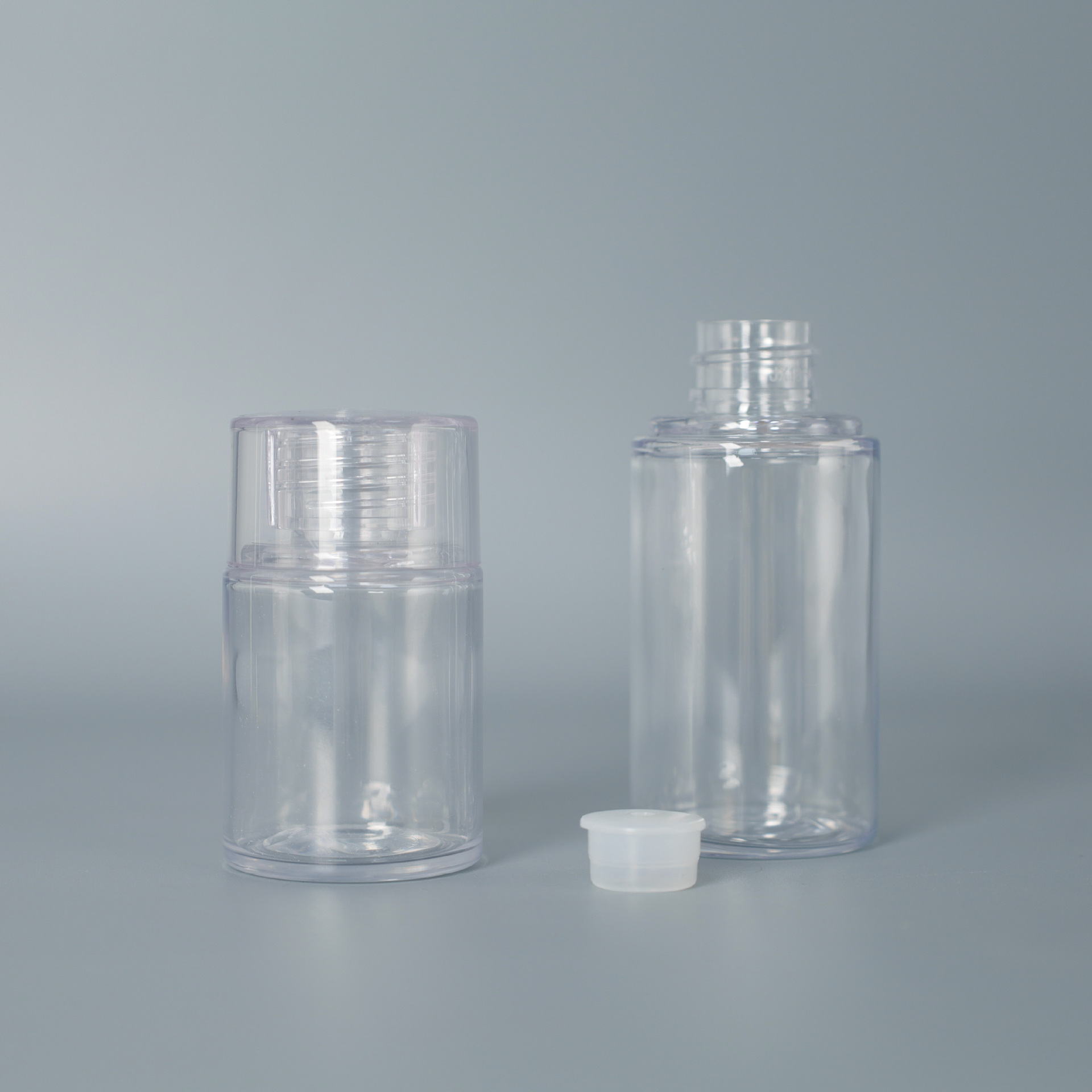 30ml 50ml Thick Wall PET Plastic Face Skin Essential Oil Bottle Hair Conditioner Nail Polish Oil Travel Cosmetic Toner Bottle