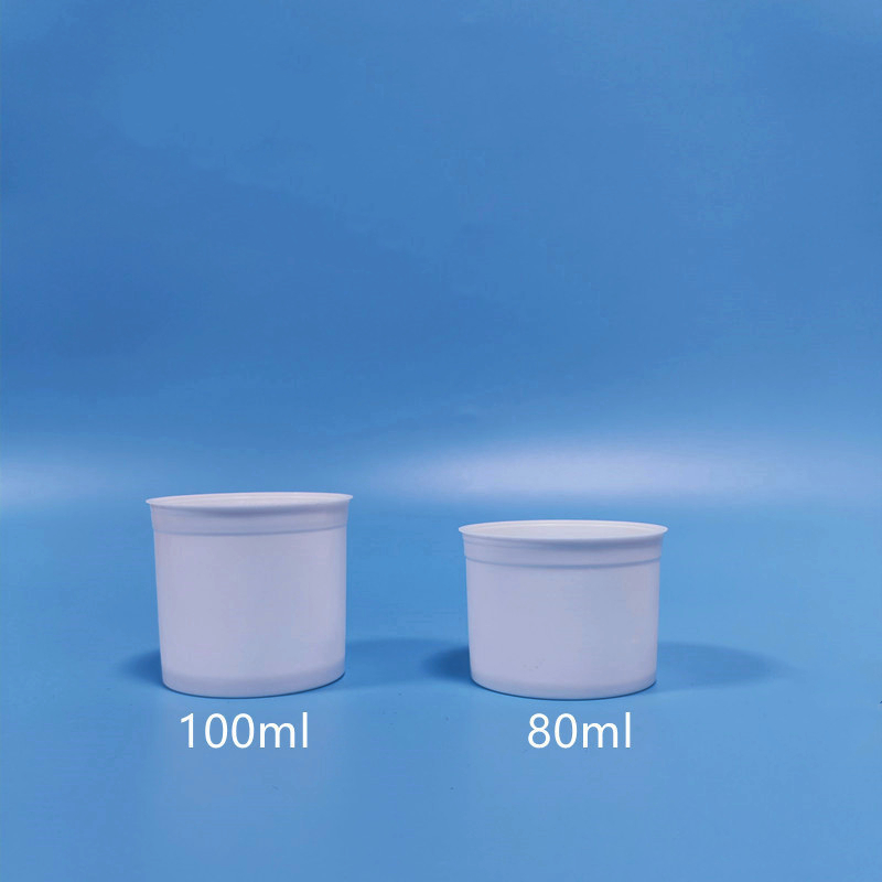 White Pink Blue Plastic Toner Jar 80ml 100ml Clear PET Jars With Lids Double Layer Jar 150ml 200ml 250ml 300ml 400ml 500ml