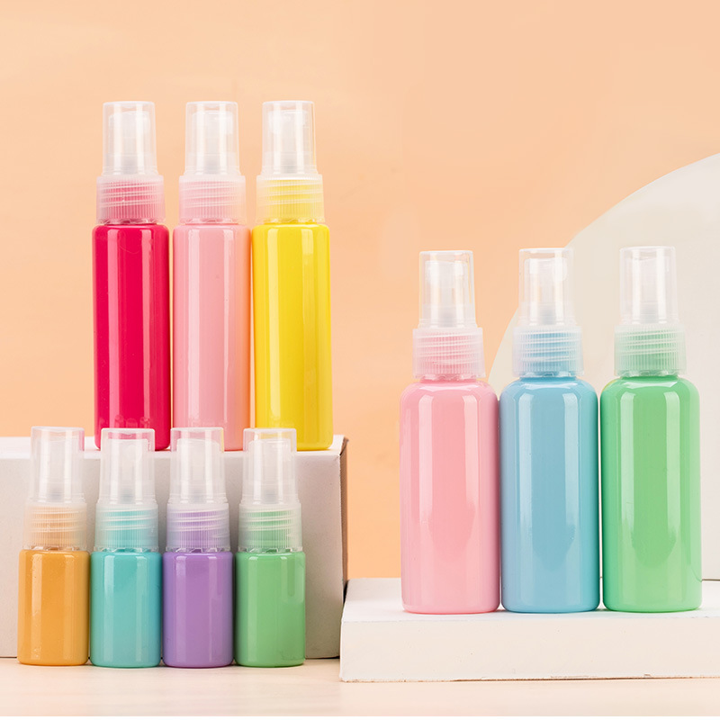 Travel Size 10ml 20ml 30ml 50ml 100ml Mini Color PET fragrance spray bottles HDPE Nasal spray bottle travel perfume spray bottle