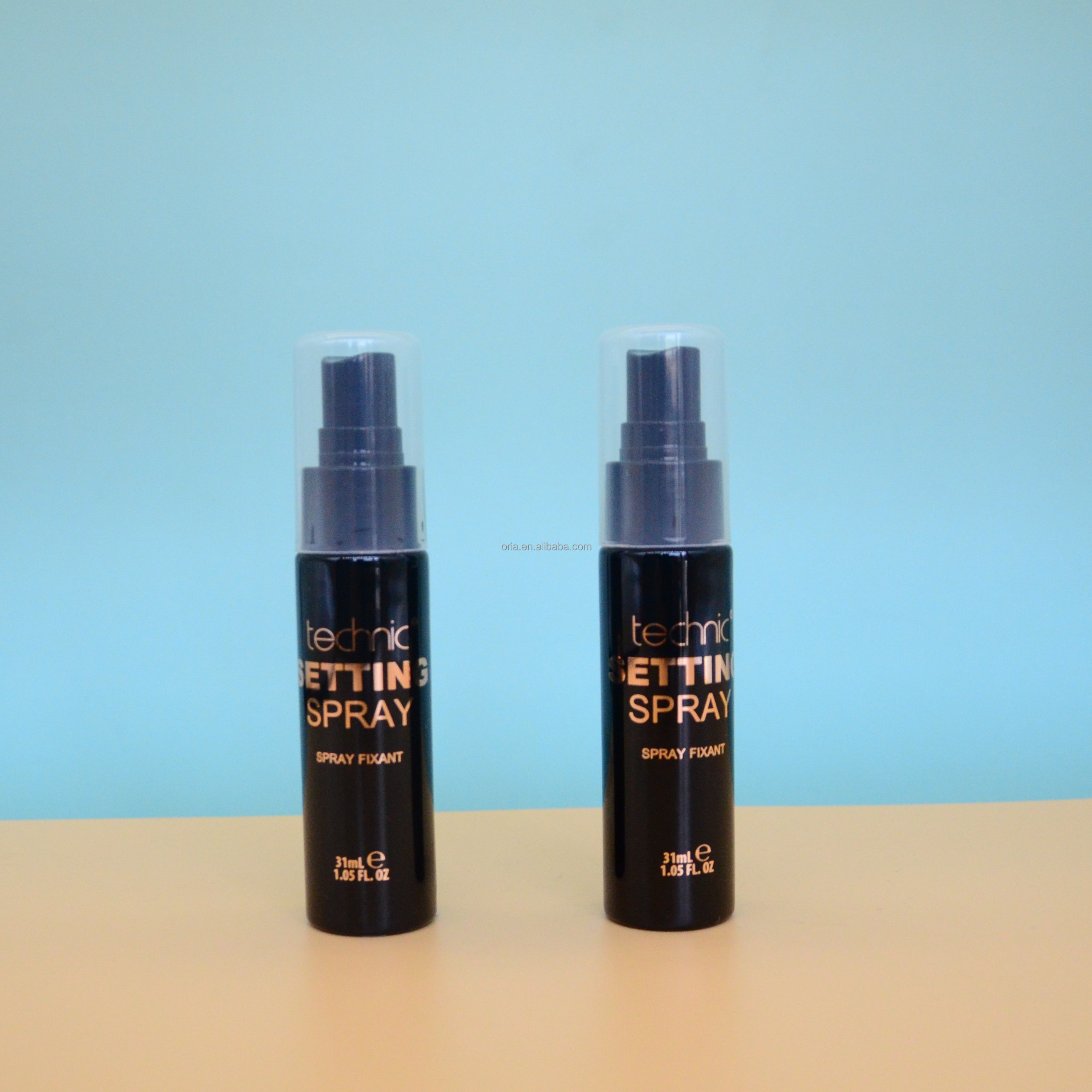 High-capacity 100ml 120ml 150ml 200ml 250ml 500ml clear white amber blue PET plastic cosmetic packaging spray bottle