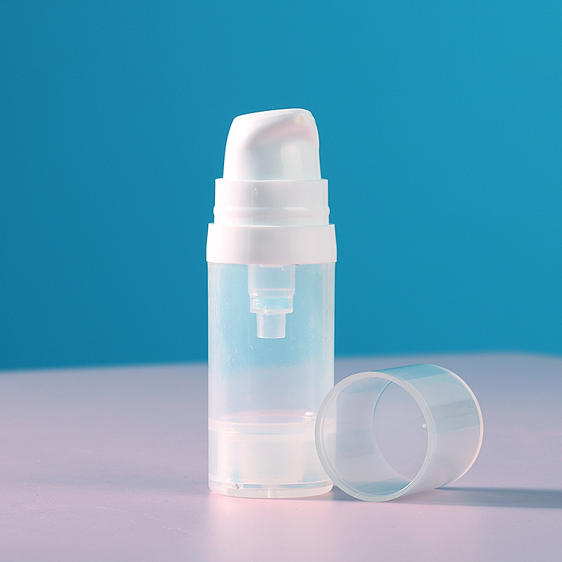 White Color 5ml 10ml 15ml 30ml PP Cosmetic Airless Lotion Pump Spray Bottle Eye Serum Foundation moisturizer airless pump bottle