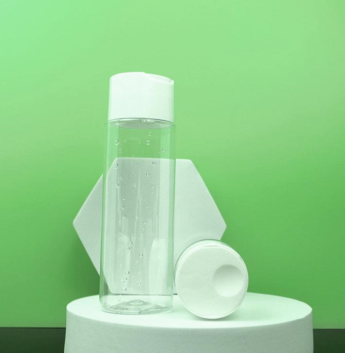 PET Plastic 120ml 150ml 200ml 300ml 500ml Matte Frosted Shampoo Shower Gel Bottle Clear Body Wash Cleanser Bottle with Disc Cap