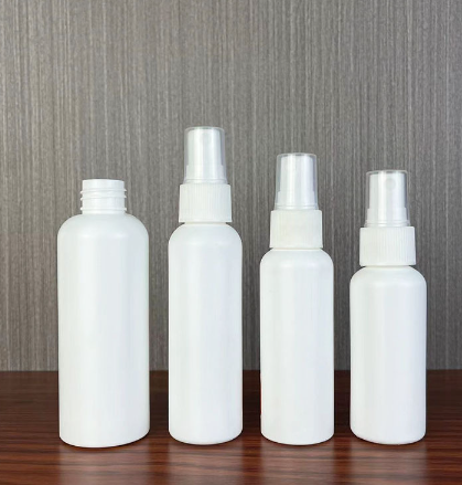White 20 50 100ml HDPE plastic fine mist spray sanitizer bottle Alcohol disinfectant spray bottle Liquid medicine bottle