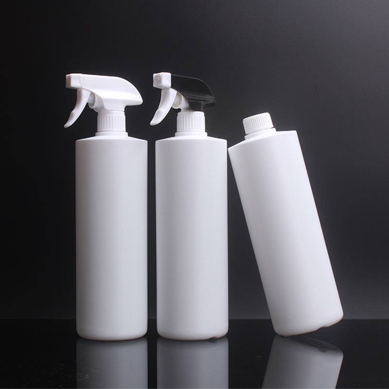 300ml 500ml 1L  Customized  White Matte Black Empty Hand Sanitizer Bottle Cleaning Trigger Spray Bottle customize packaging