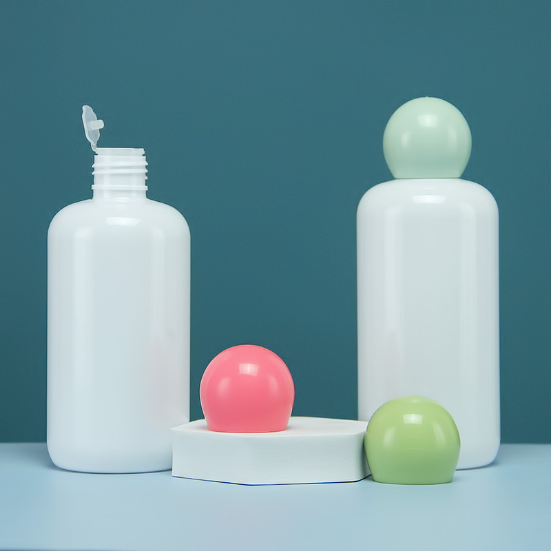 100ml 200ml 300ml 500ml Plastic Dispenser Bottle for Makeup Nail Polish Remover Bottle Toner Bottle with Round Cap