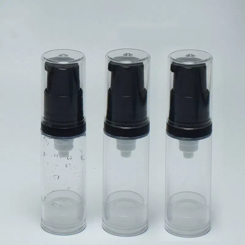 AS 7ml Airless Isolation Liquid Foundation Sample Emulsion Pump Bottle Plastic Transparent Cosmetic Sub-pack Sunscreen Bottle