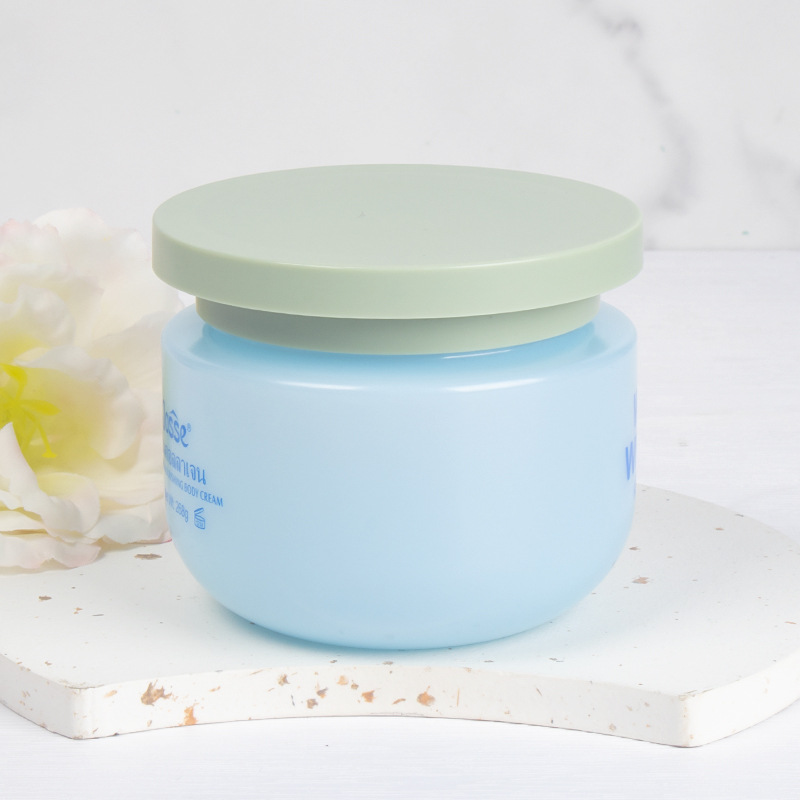 250g customized packaging plastic body scrub butter cream jars skin care cream jars body cream containers