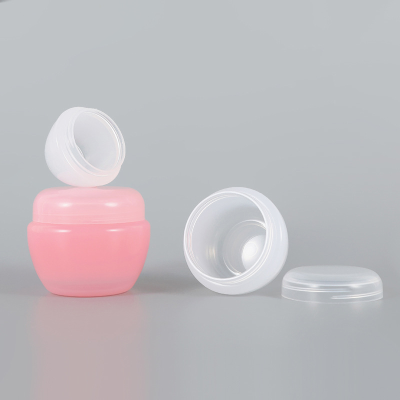 5g 10g 30g Clear Scrub Hair Mask Face Eye Cream Frosted Lip Balm PP Container Packaging Cosmetic Plastic Jar with lid