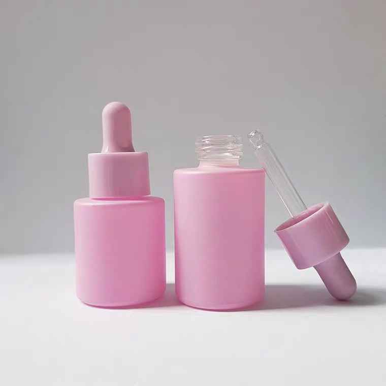 Custom 20/30ml 50ml 100ml 120ml 4oz Amber Pink Black Perfume Oil Dropper Bottle Serum Roller Bottles for Essential Oils Hair Oil